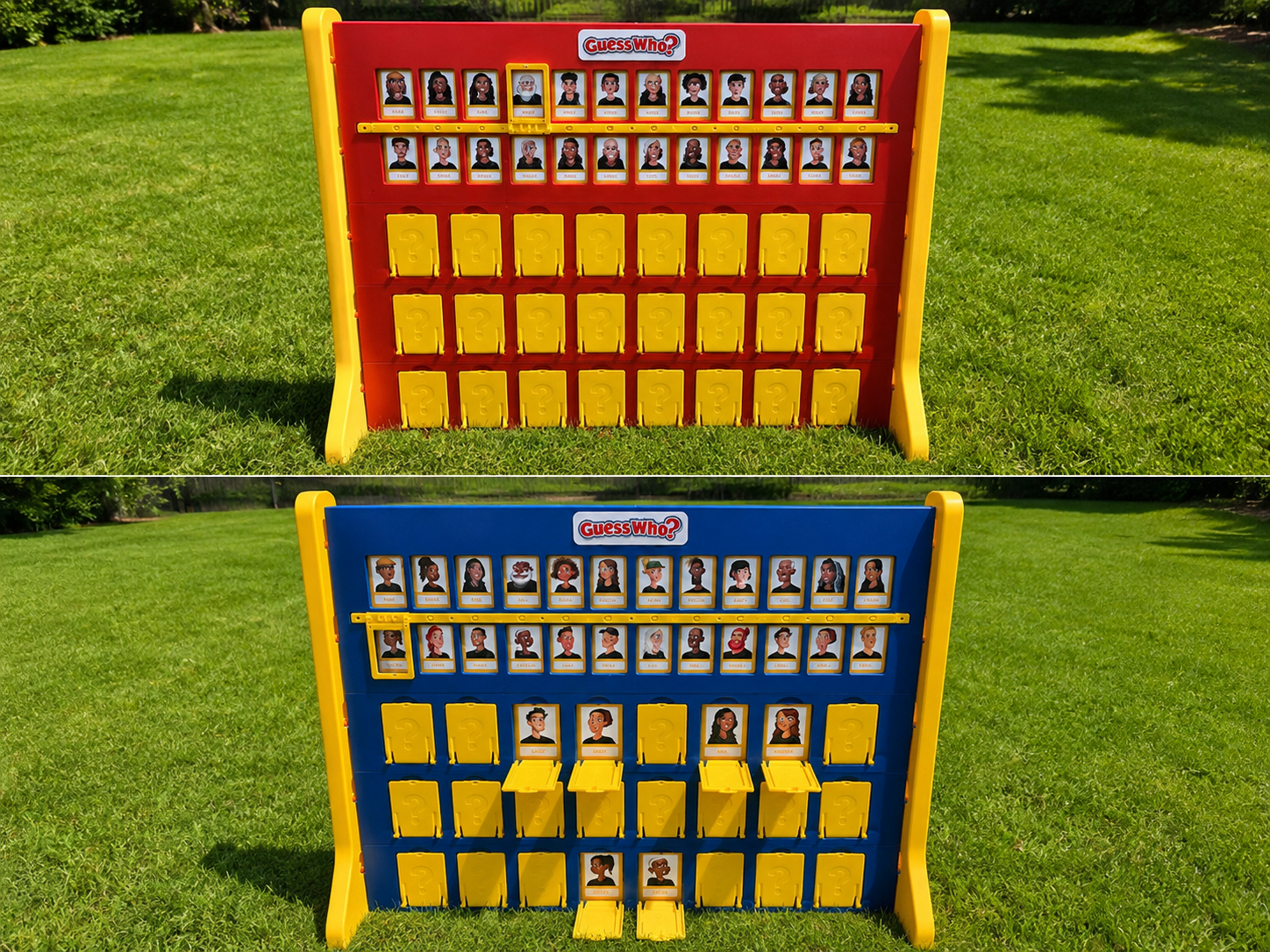 Giant Guess Who game